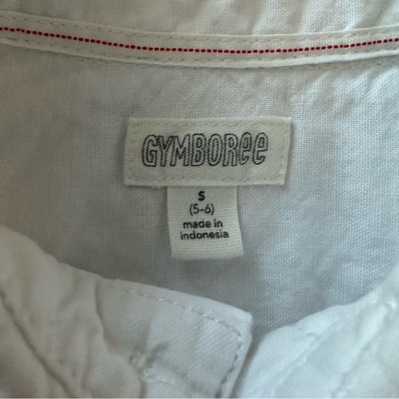 Boys 5/6 Gymboree White Button Down - Picture 2 of 2